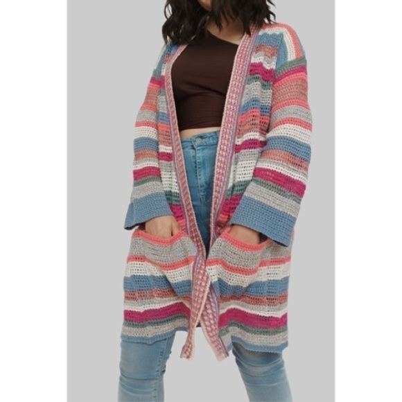 ZADIG & Voltaire Celia Ho Midi Open Front Cardigan size M - Picture 4 of 13